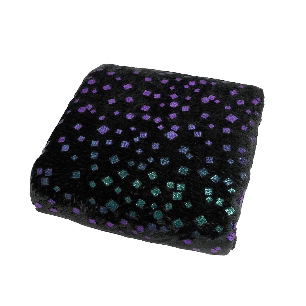 Foil Small Squares Flannel Fabric