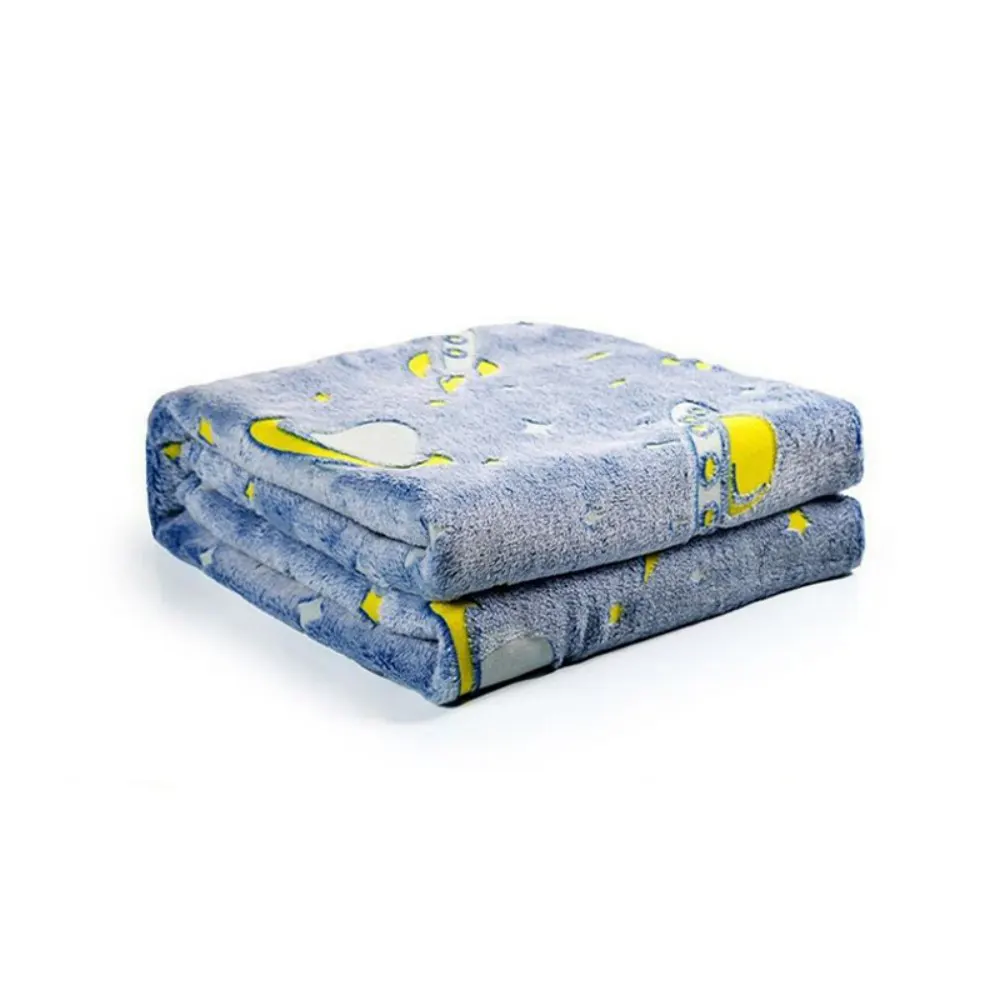 glow in the dark flannel blanket