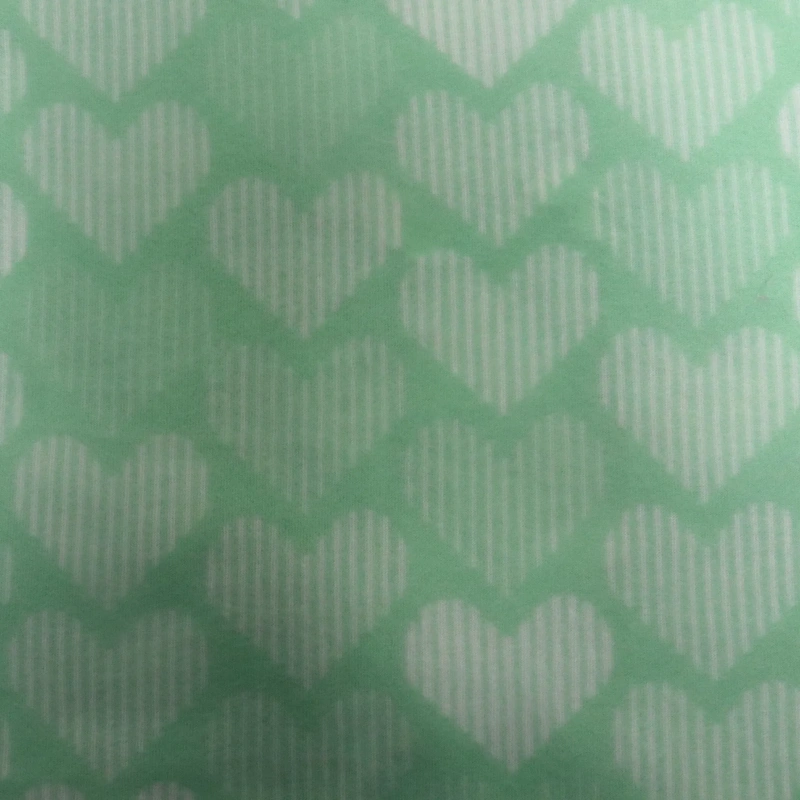 christmas elements printed flannel fabric-4