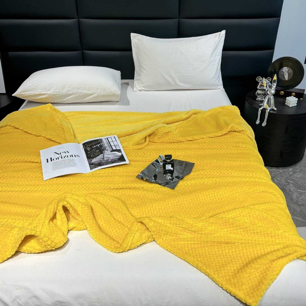 jacquard flannel blanket