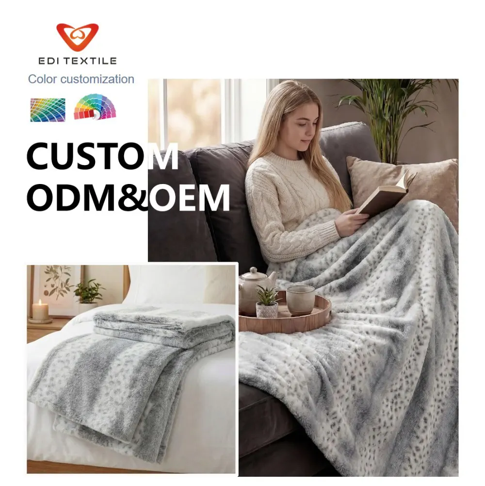 Custom Print Flannel Blanket for Wholesalers, Chain Supermarkets and Global Home Textile Importers