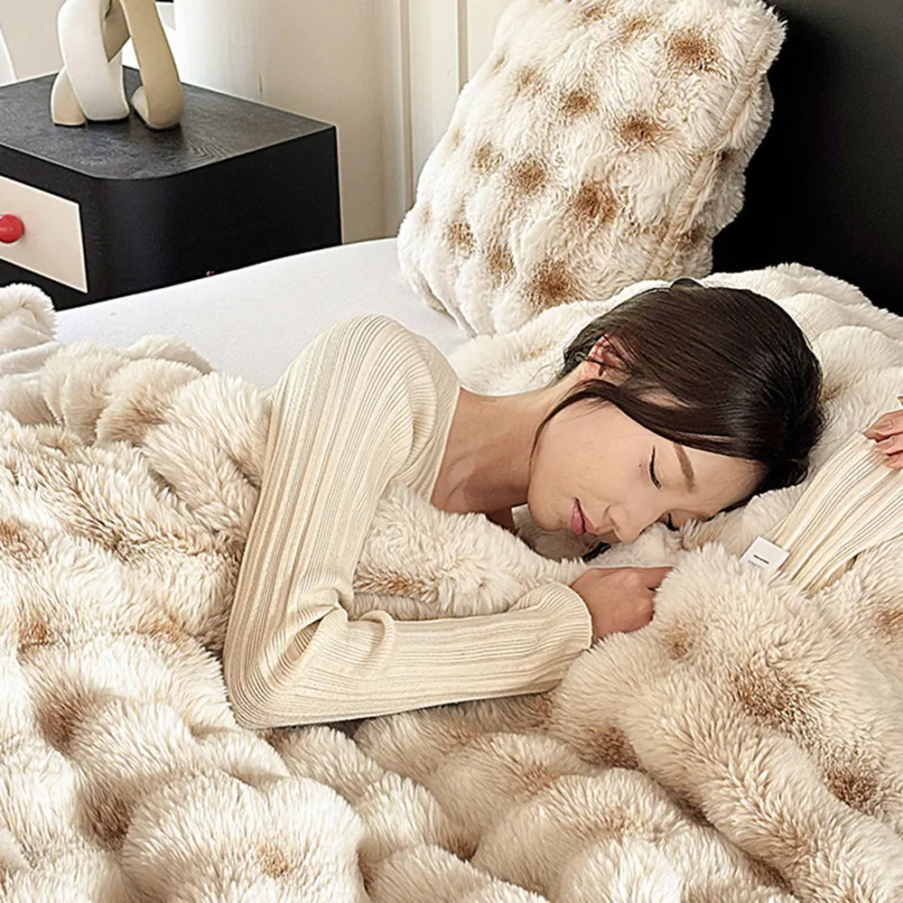 bubble flannel blanket