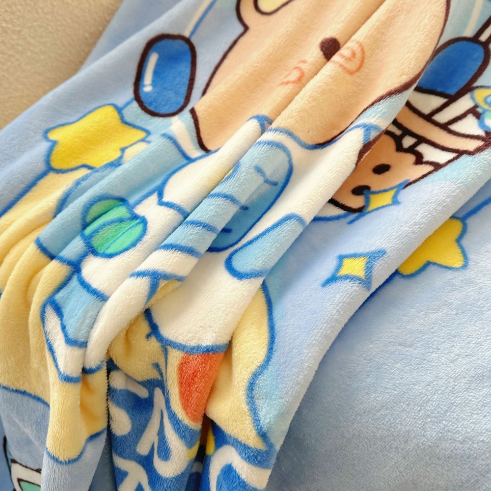 print flannel blanket