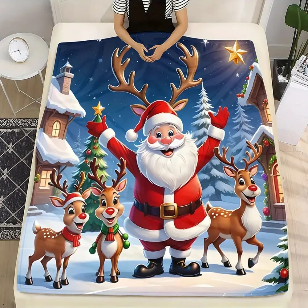 print flannel blanket