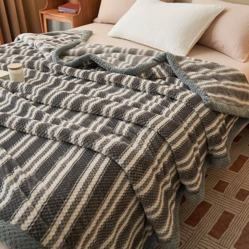 jacquard flannel blanket