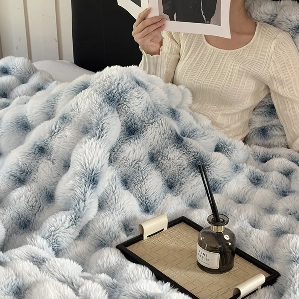 bubble flannel blanket