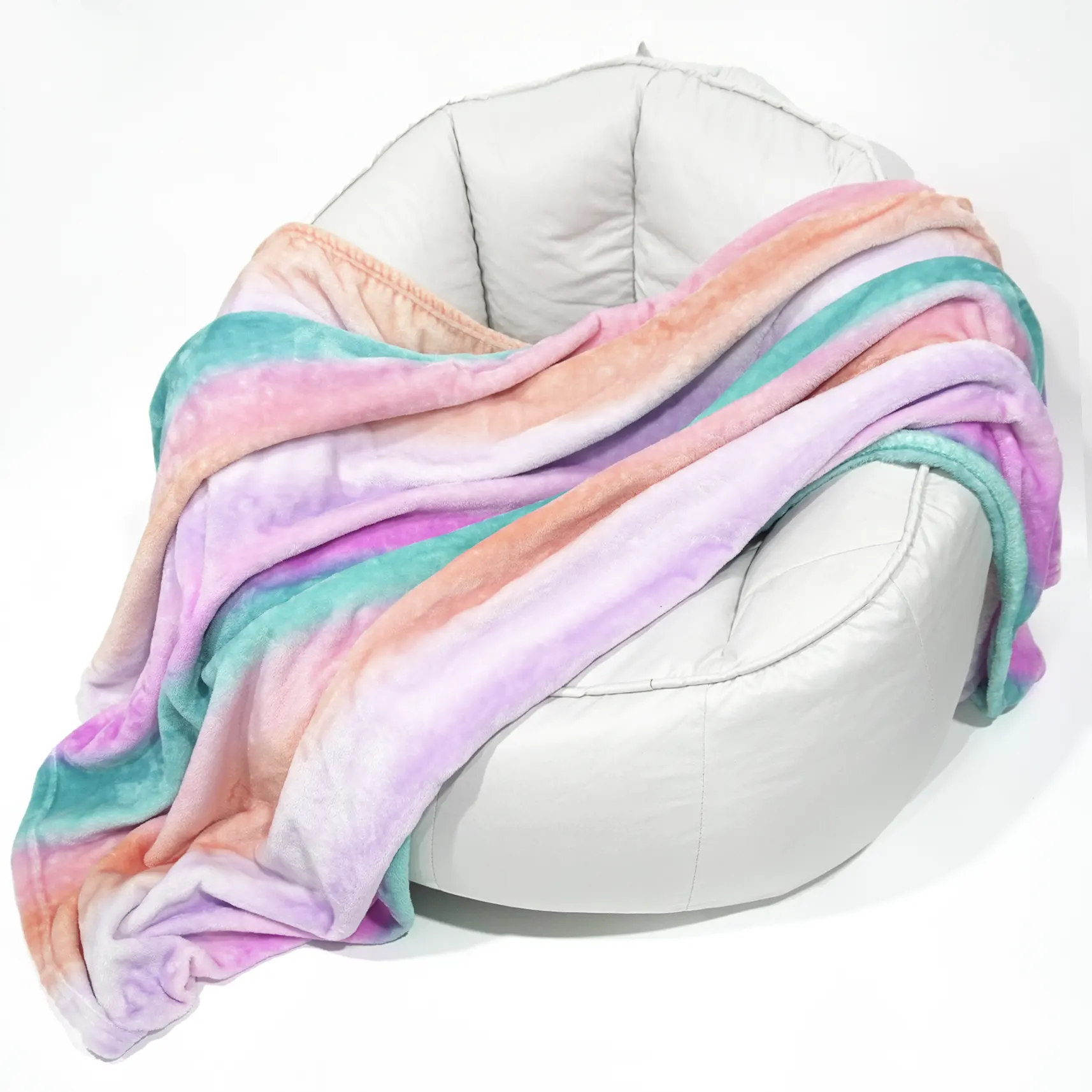 Colorful Printing Flannel Blanket factory