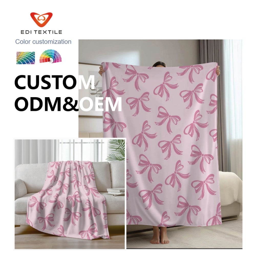 factory direct supply tan beige 3d snowflake jacquard double layer flannel sherpa throw blanket custom oem odm bulk premium blanket for chain supermarkets-5