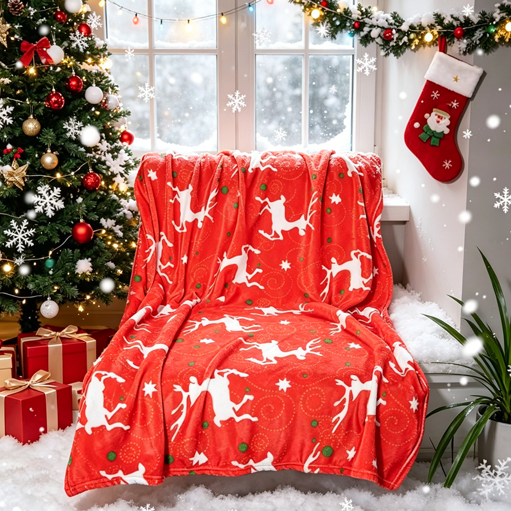 print flannel blanket