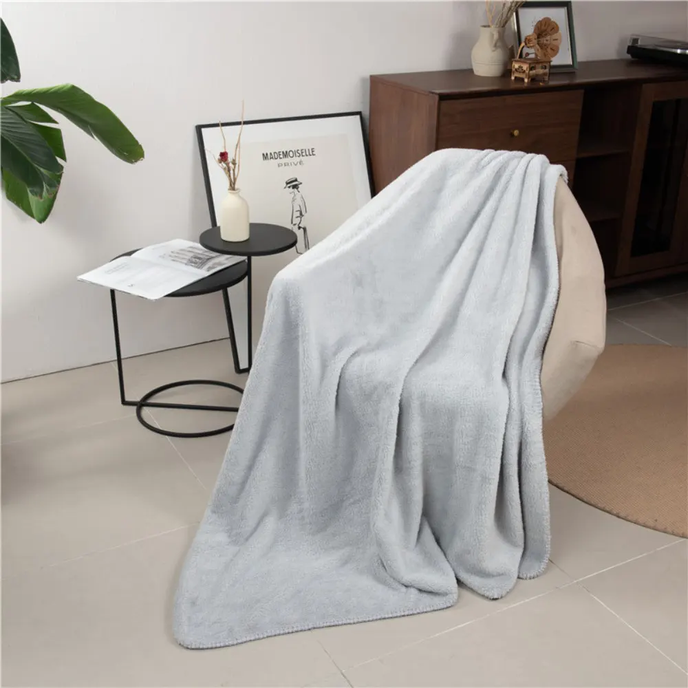 Dyed flannel blanket