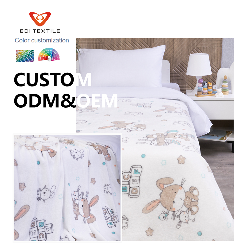 soft warm bubble jacquard flannel blanket bulk supply for wholesalers chain supermarkets  global home textile importers-5