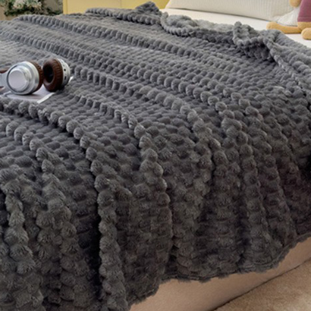 jacquard flannel blanket