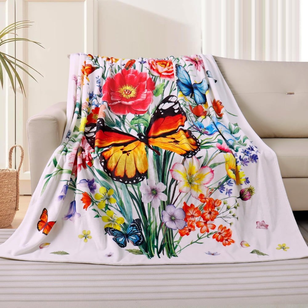 print flannel blanket