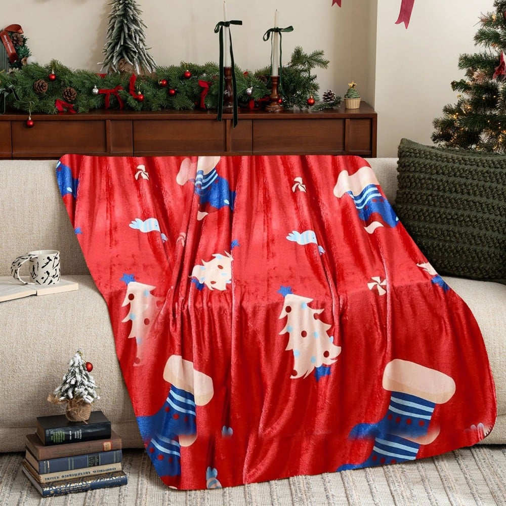 print flannel blanket