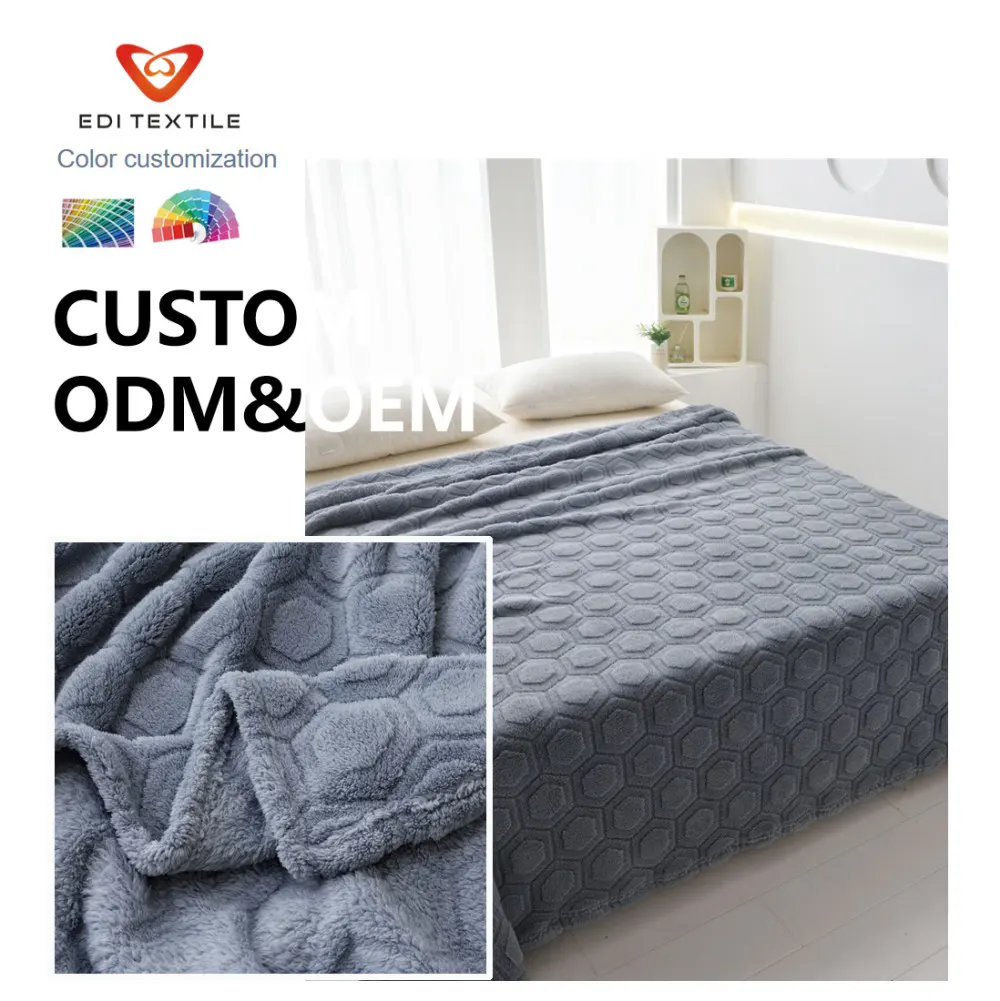 factory direct wholesale chevron jacquard textured lightweight 2 in 1 foldable flannel travel blanket anti pilling thick warm compact airplane throw blanket for business trip office nap camping road trip-6