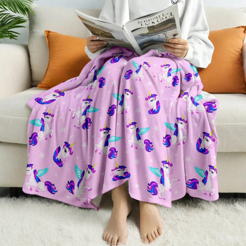print flannel blanket