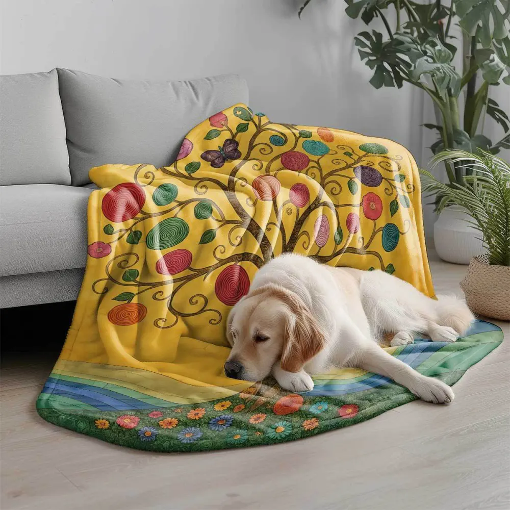 print flannel blanket