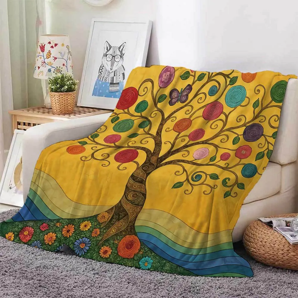 print flannel blanket