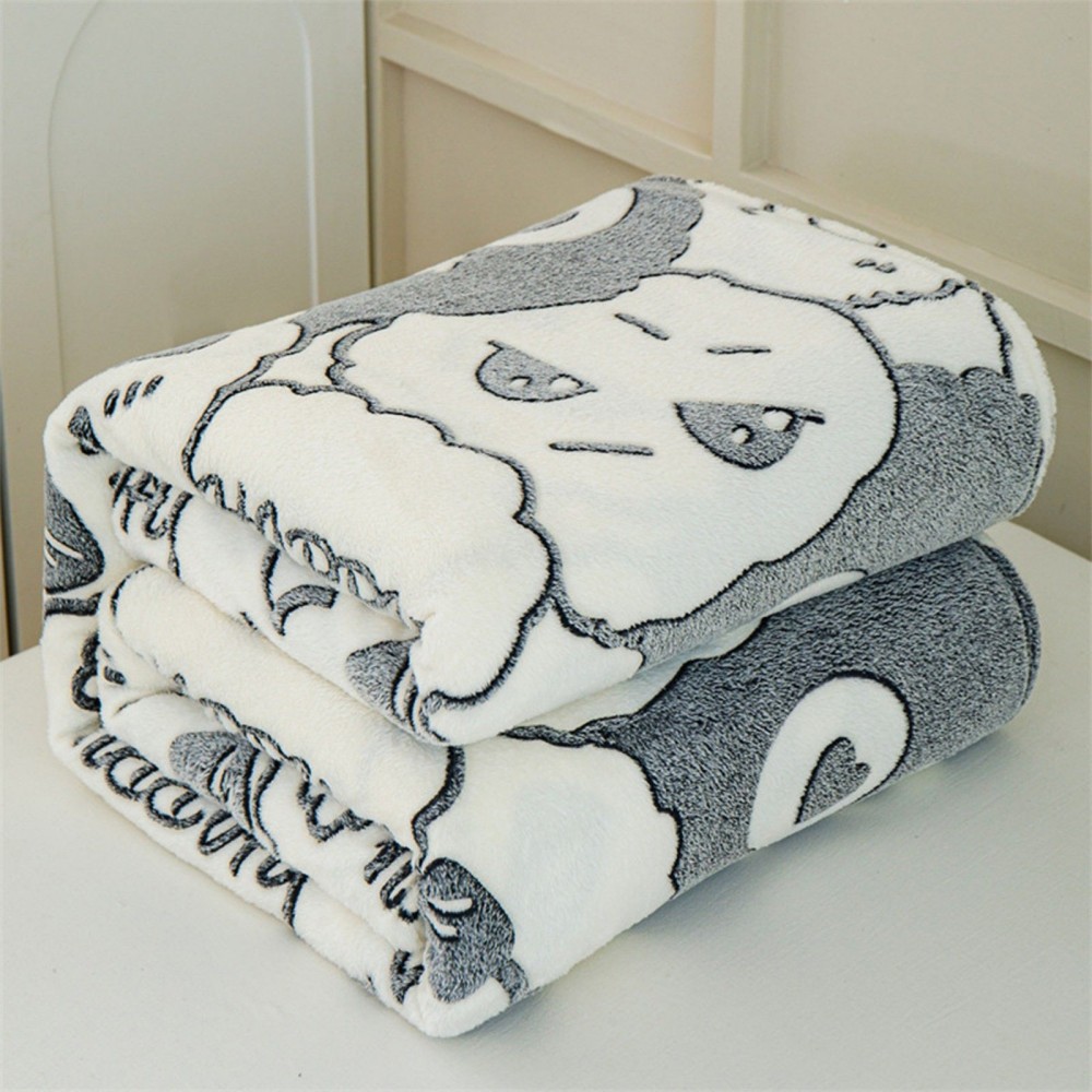 print flannel blanket