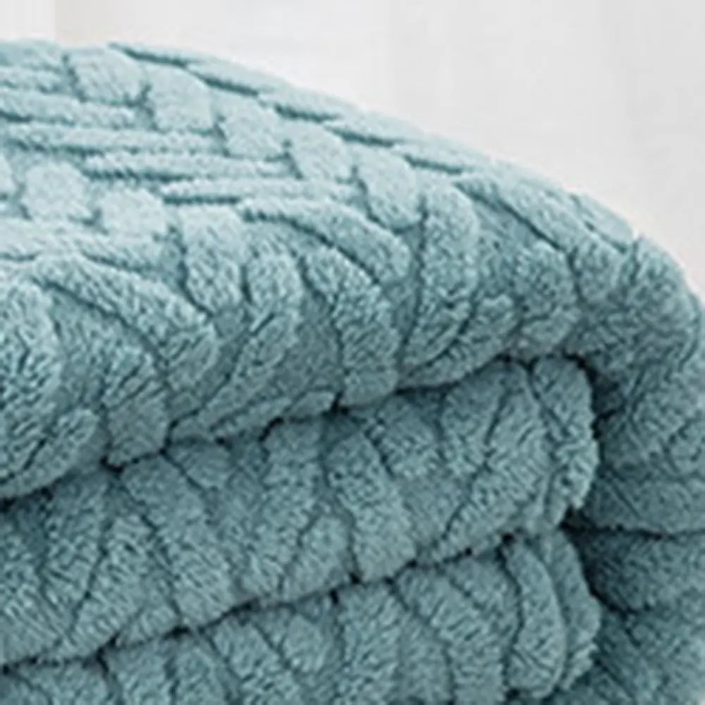 jacquard sherpa fleece blanket