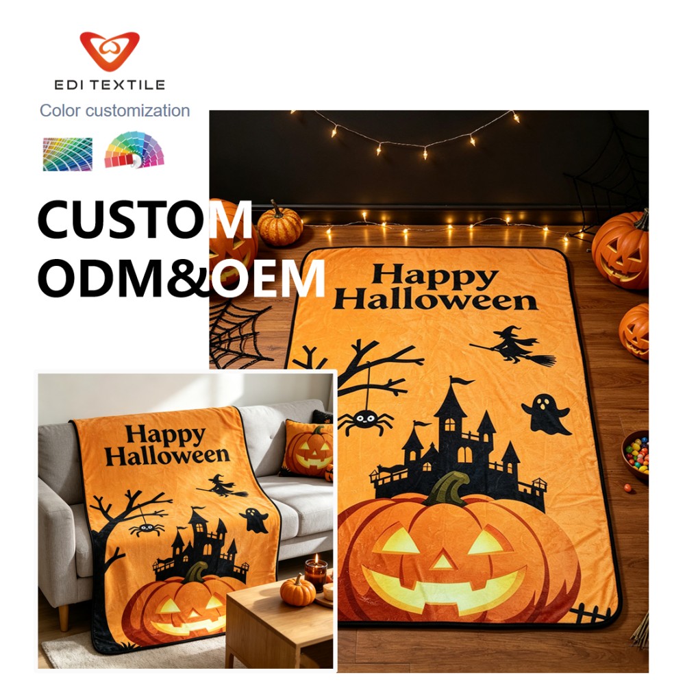  foil geometric print flannel throw blanket for chain supermarkets home textile importers bulk distributors-6