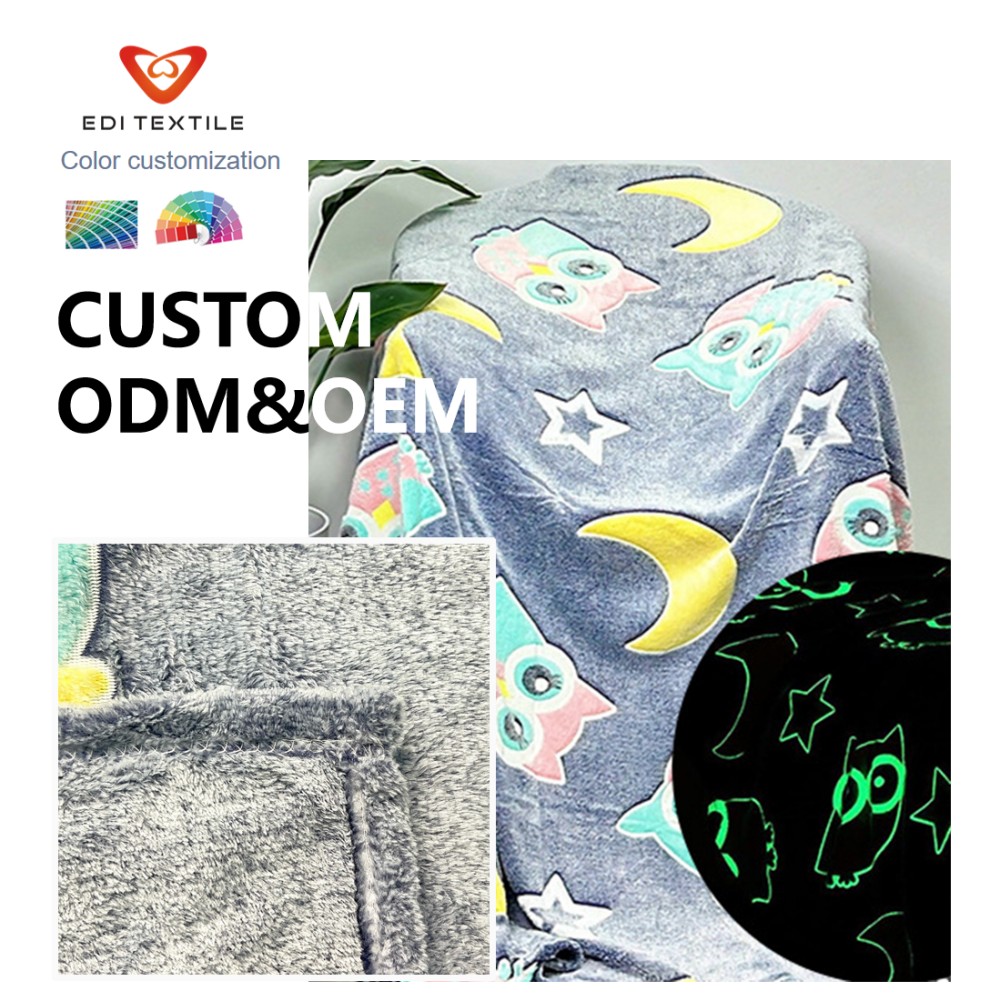 custome color dyed flannel blanket for wholesaler and chain supermarkets-4