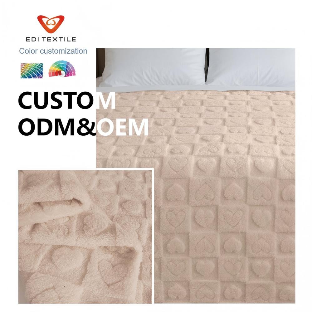 customizable pattern color size checkered printed sherpa blanket for b2b bulk orders-2