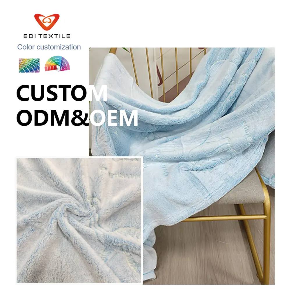  Wholesale OEM ODM Glow In The Dark Flannel Throw Blanket for Kids Bedroom Sofa Home Decor for Chain Supermarkets Home Textile Importers 