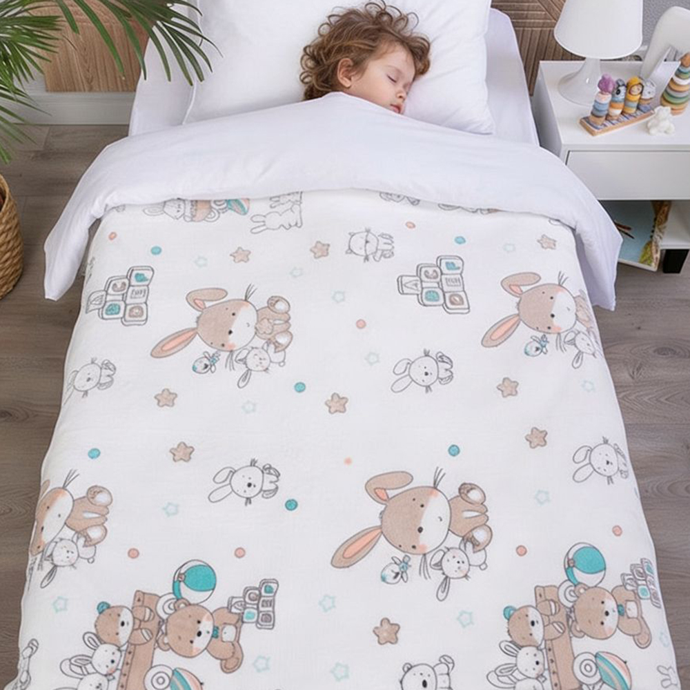 print flannel blanket
