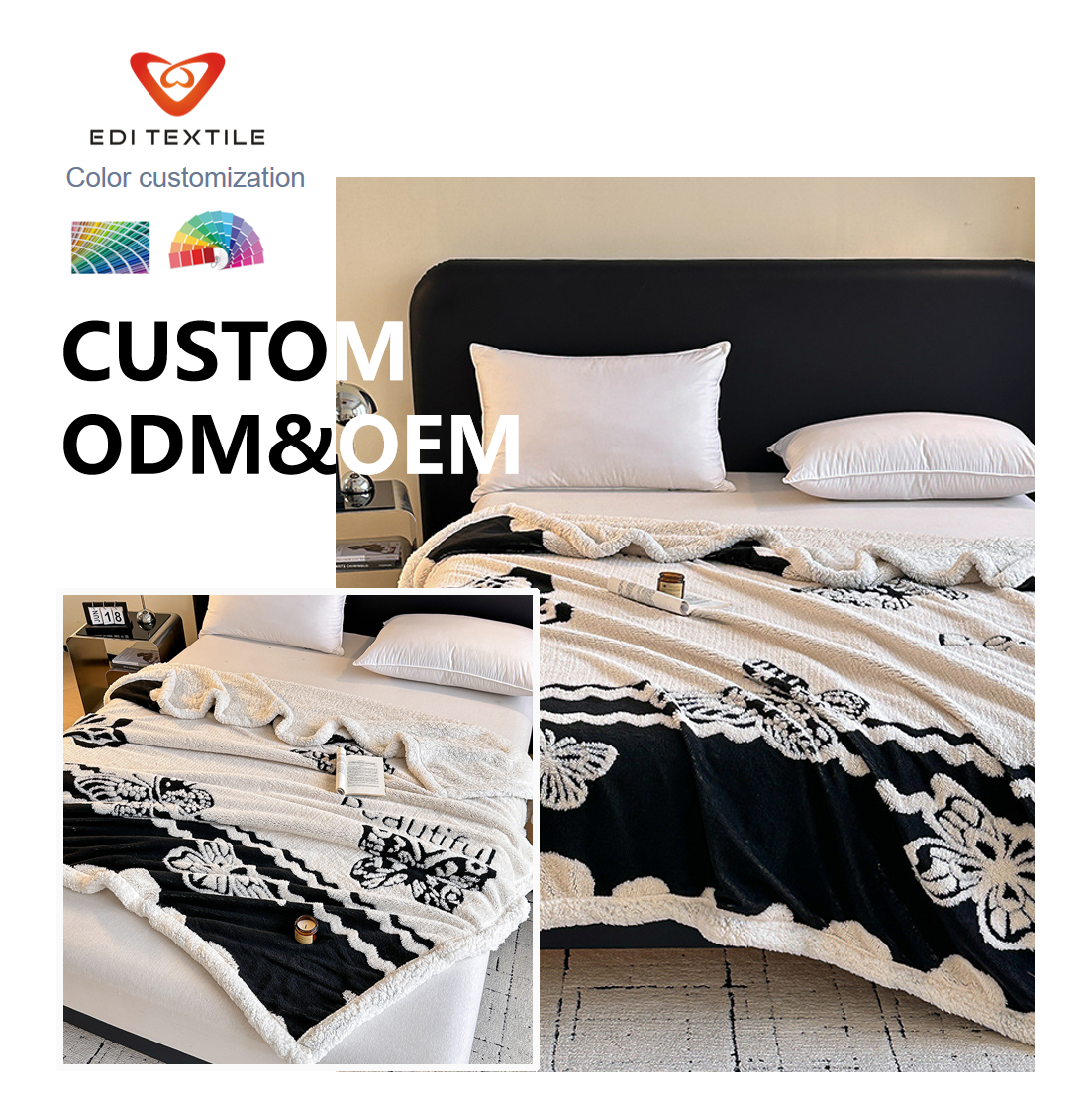  Sherpa Fleece Throw Blanket Ultra Thick Cloud Soft Warm Cozy Blanket for Couch Sofa Bed Artistic Butterfly Pattern Plush Blanket for Modern Chic Bohemian Glam Minimalist Bedroom Living Room Home Decor All Seasons Daily Use