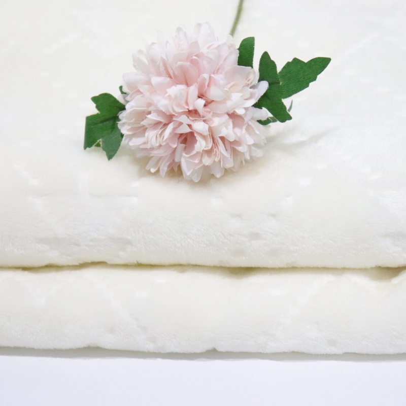Christmas Elements Embossing Double Layer Blanket details