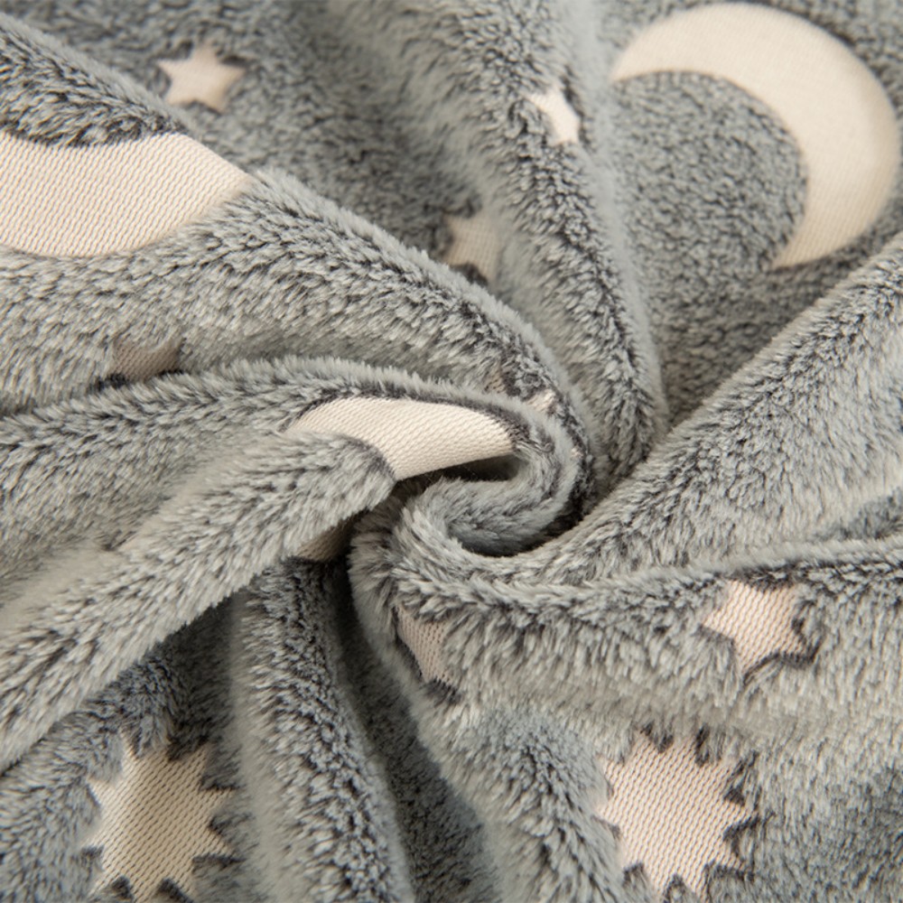glow in the dark flannel blanket