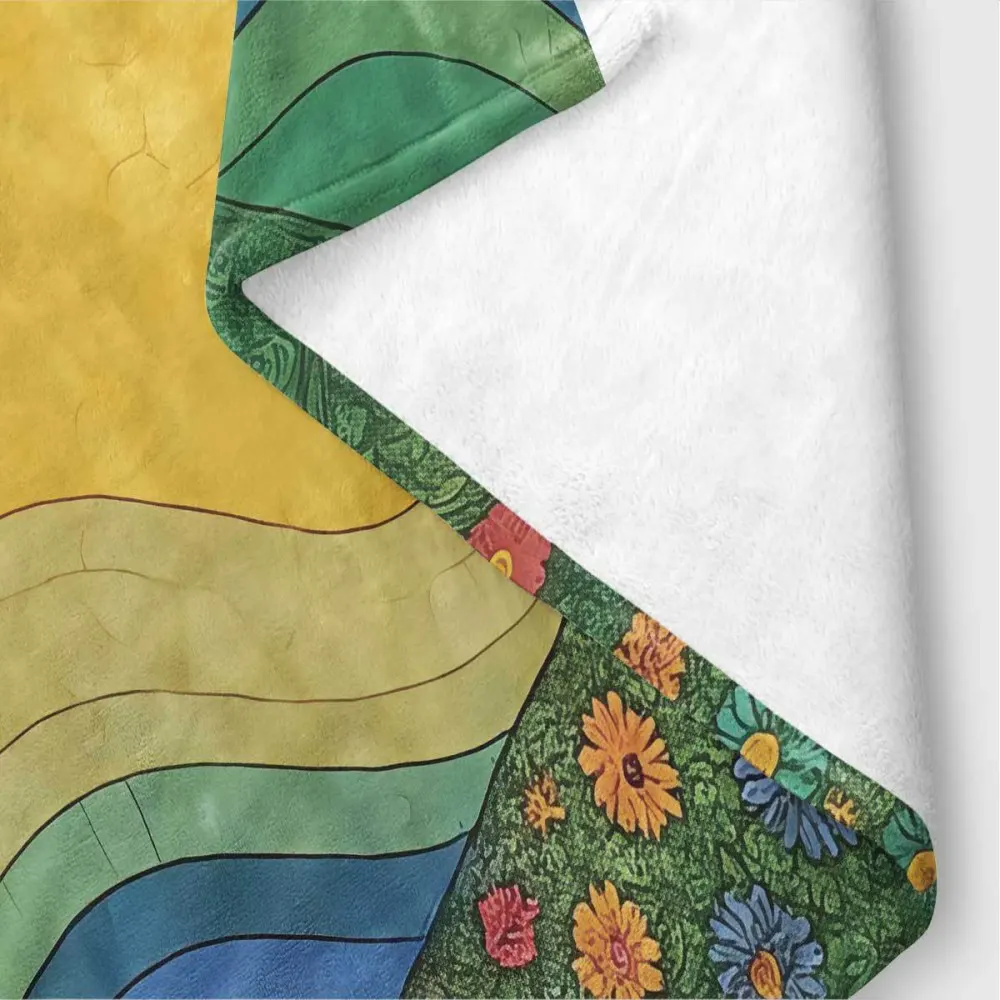 print flannel blanket