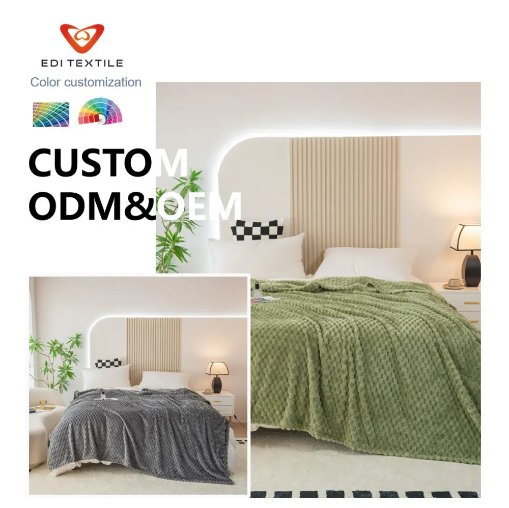 tie dye print flannel throw blanket pattern decorative blanket for sofa bedroom home decor and wholesale oem odm -6