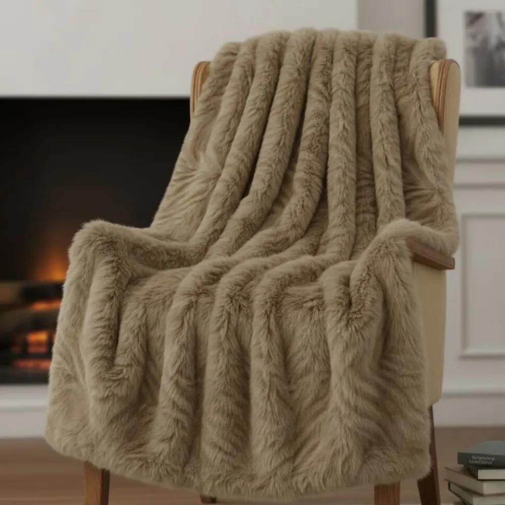 rabbit fleece blanket