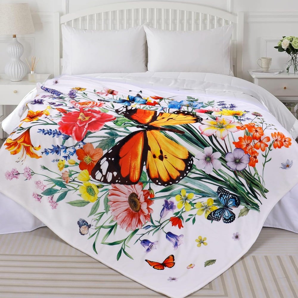 print flannel blanket