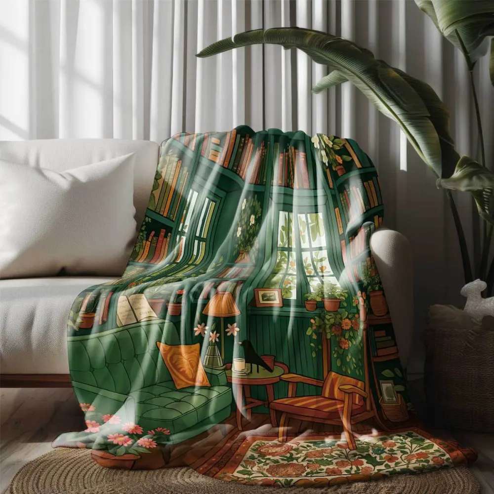 print flannel blanket