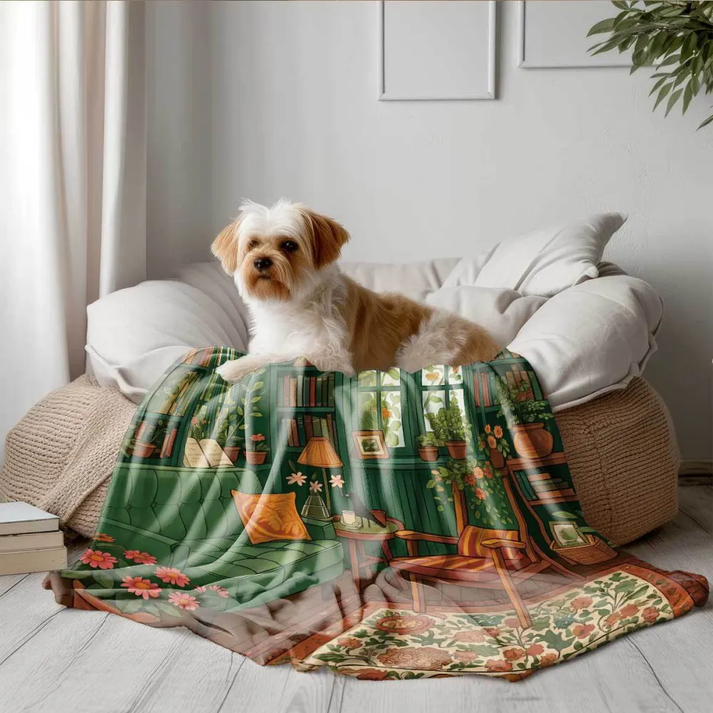 print flannel blanket