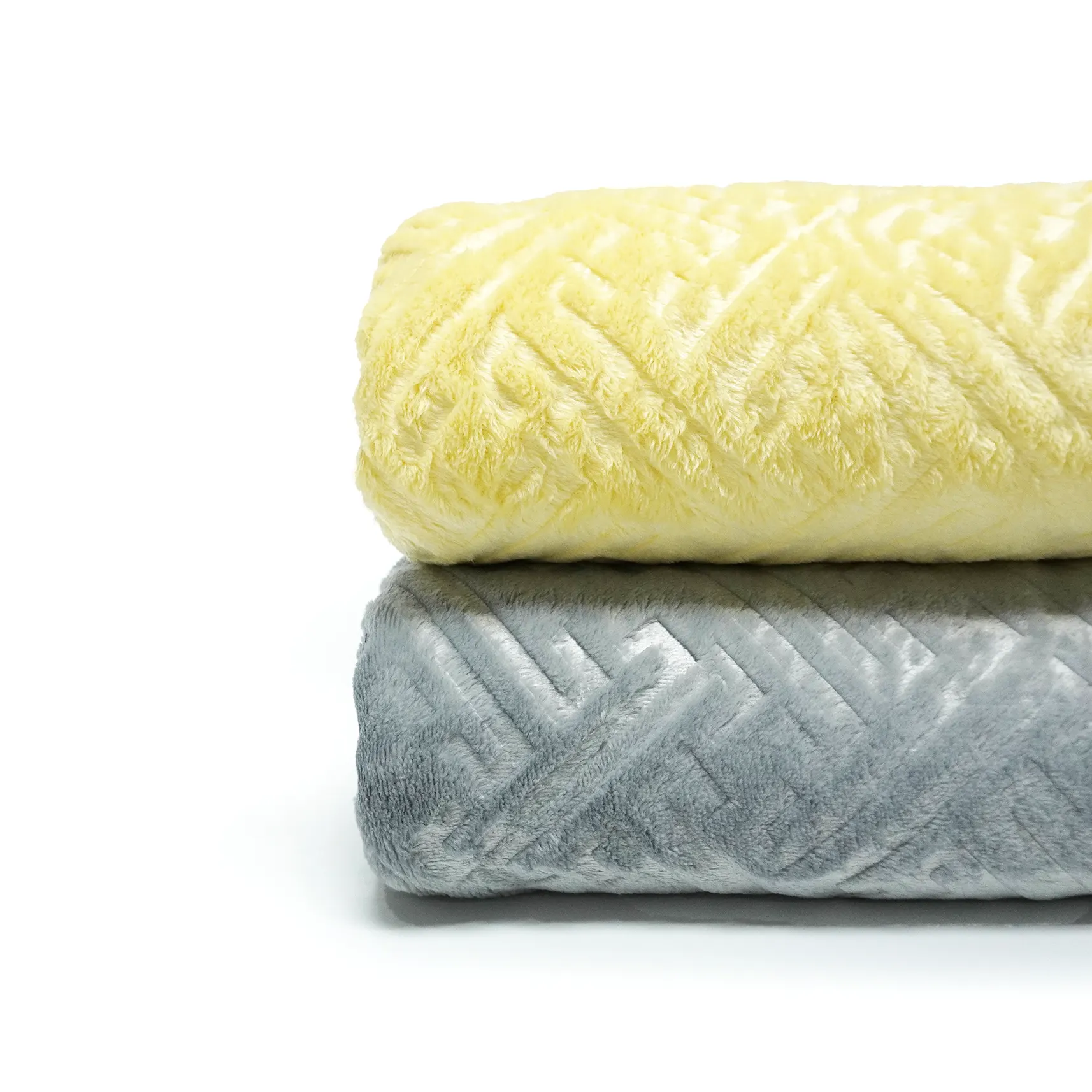 Geometric Pattern Embossing Flannel Blanket supplier
