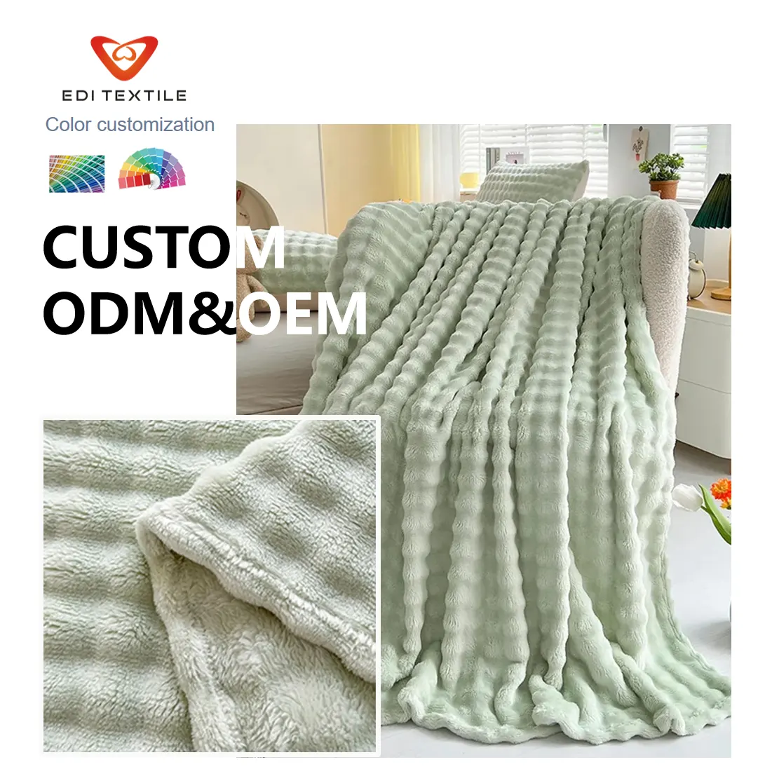 factory direct wholesale grey 2 in 1 flannel travel blanket with built in device pocket  luggage soft anti pilling compact foldable airplane throw blanket for business trip office nap camping-7