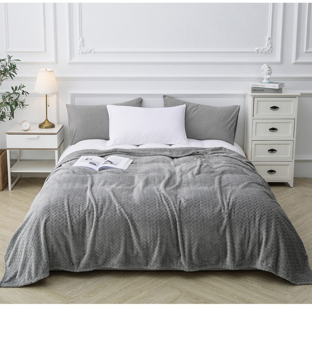 jacquard flannel blanket