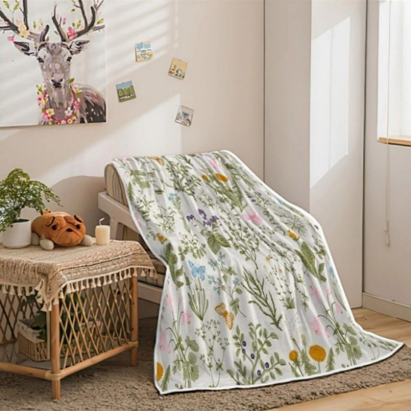 print flannel blanket