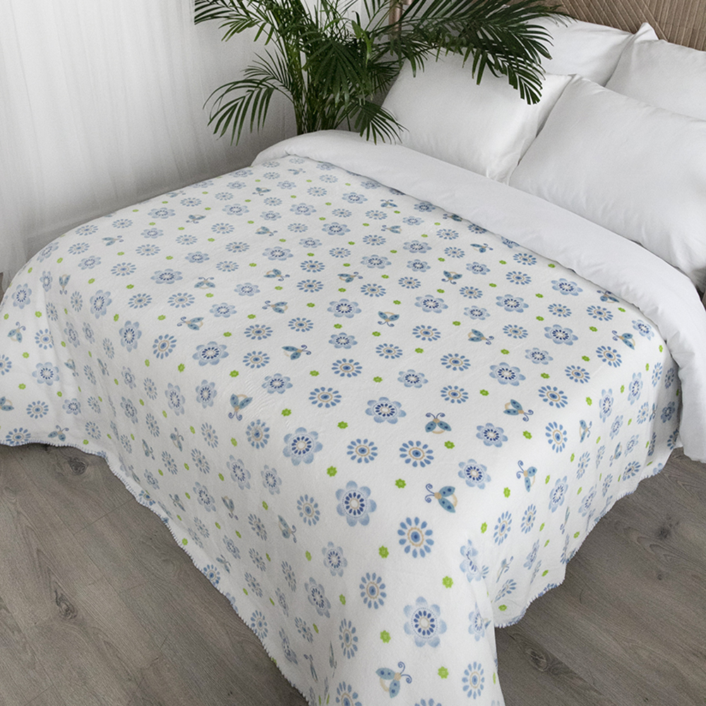 print flannel blanket