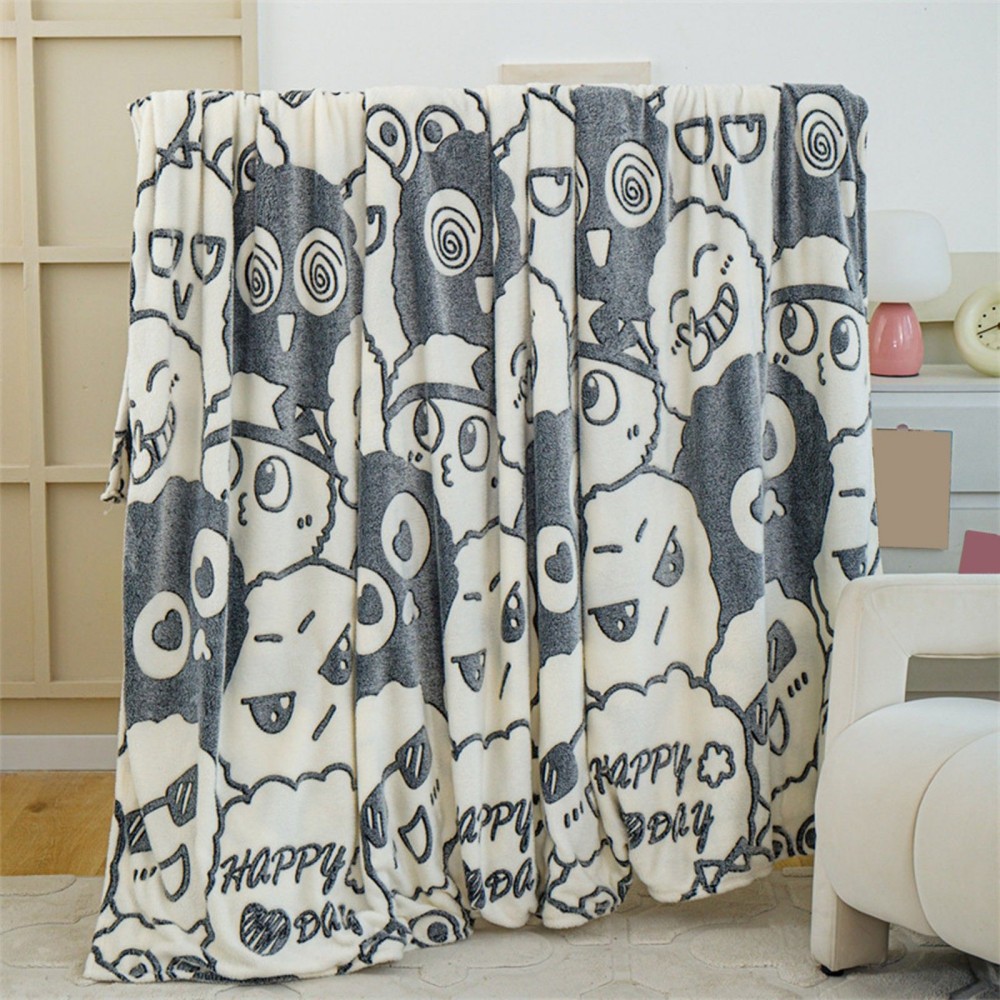 print flannel blanket