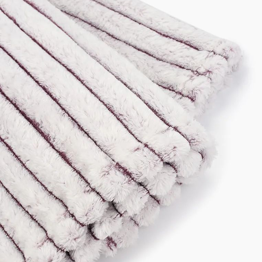 strip flannel blanket