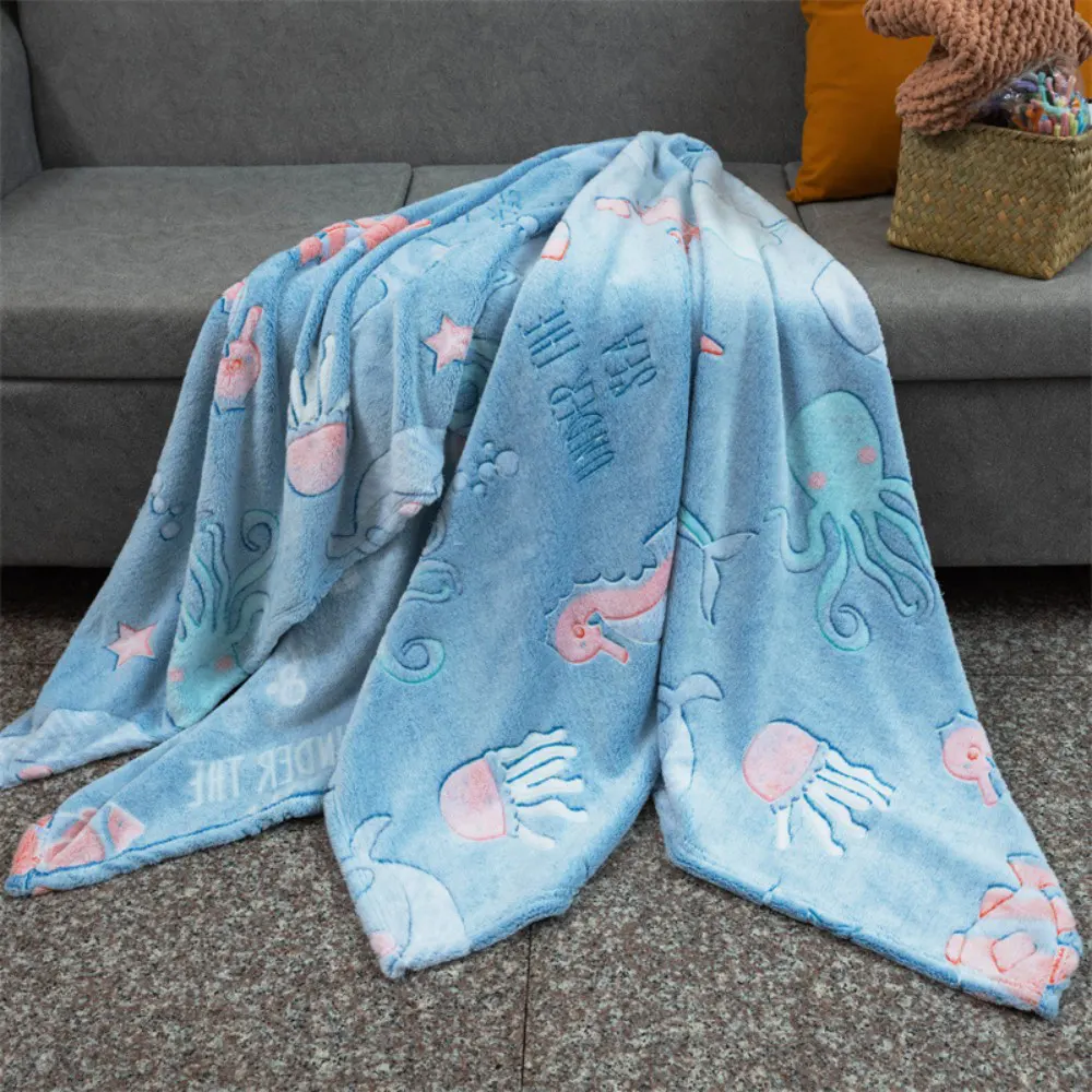 glow in the dark flannel blanket