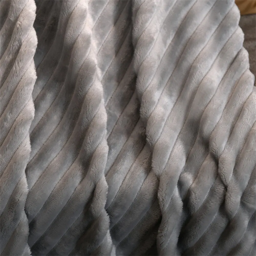 strip flannel blanket