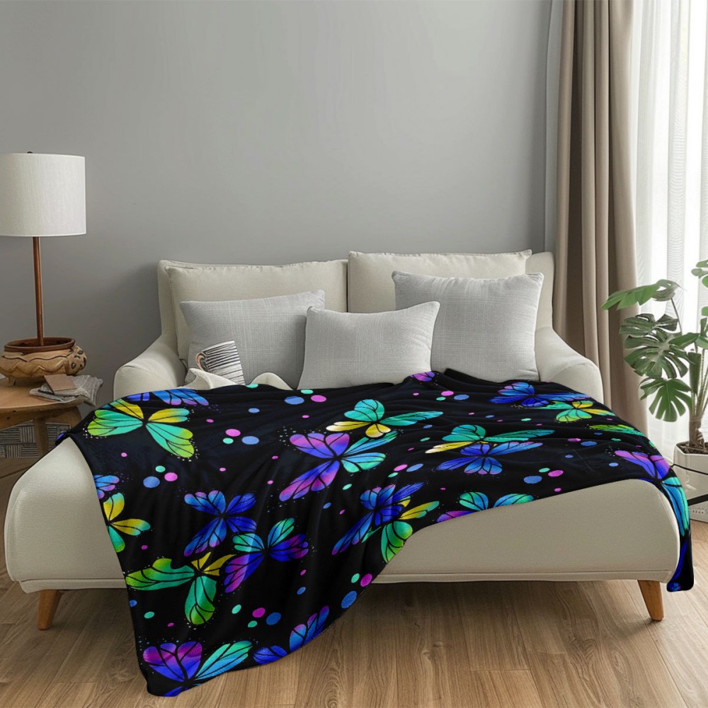 print flannel blanket
