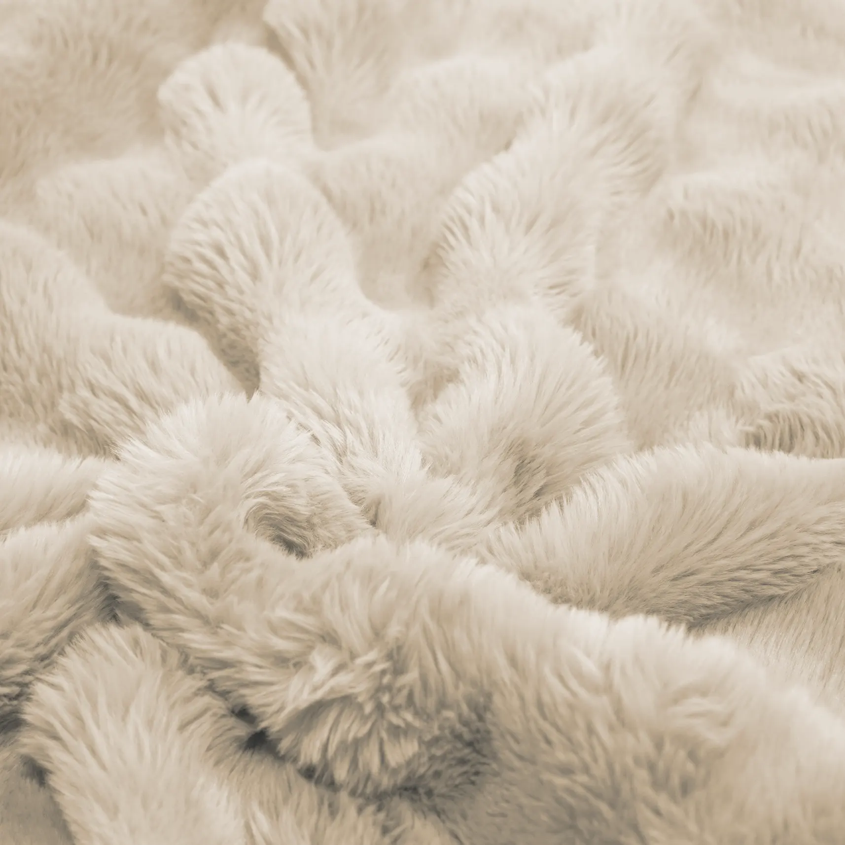 Beige Bubble Fleece PV Blanket factory