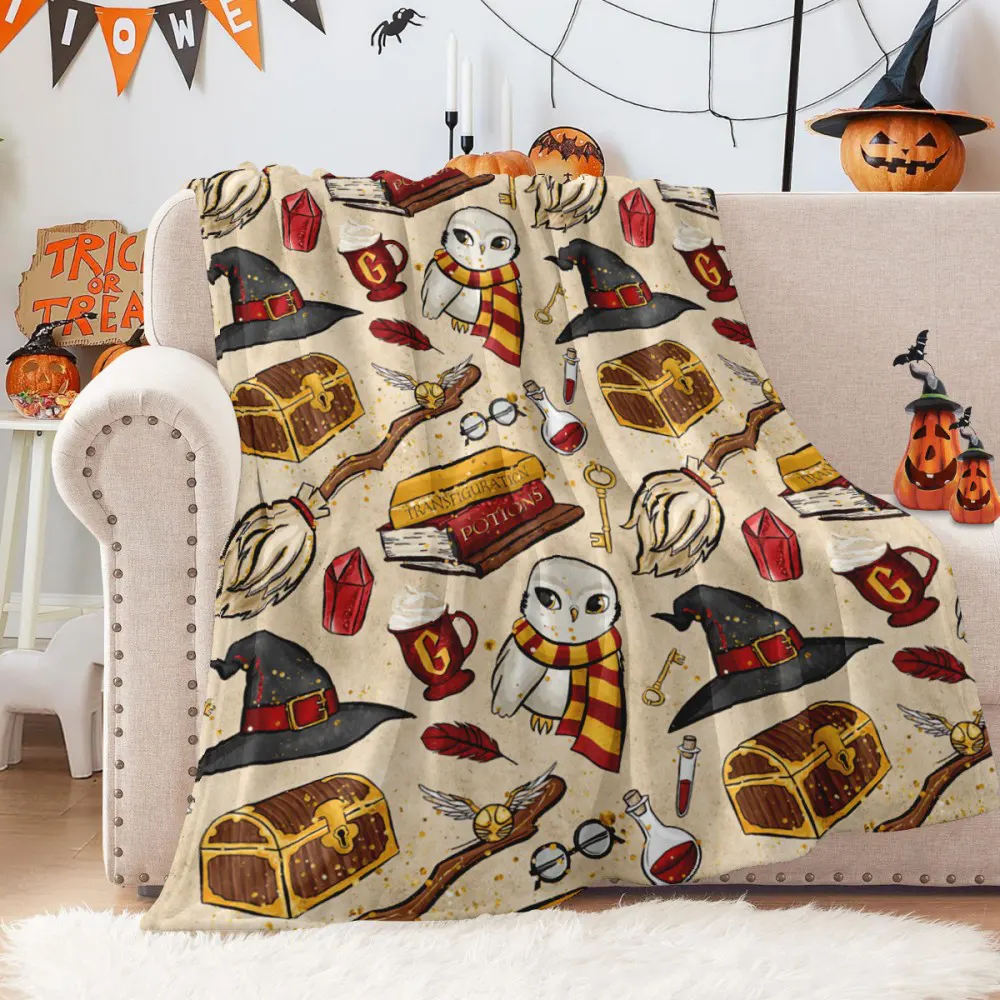 print flannel blanket